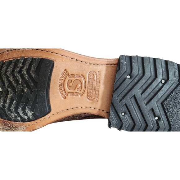 Sendra Engineer Boots 8601 Women’s 7 Brown Distressed Leather Goodyear Welt - Picture 11 of 14